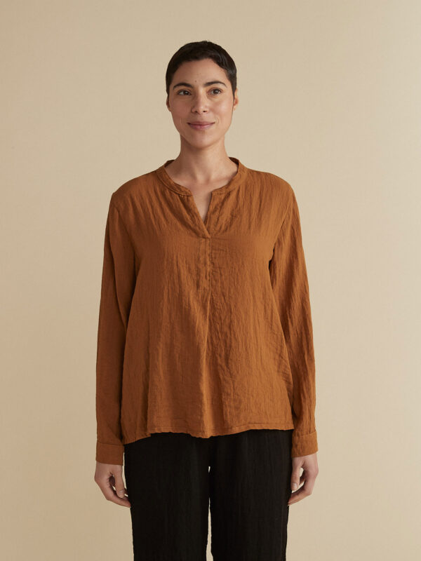 Front Pleat Top