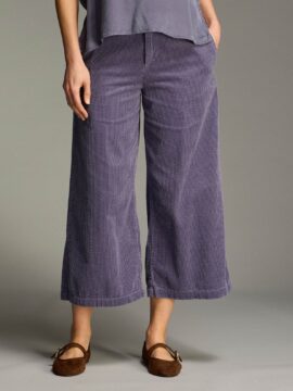 Crop Wide Leg Zip Pant