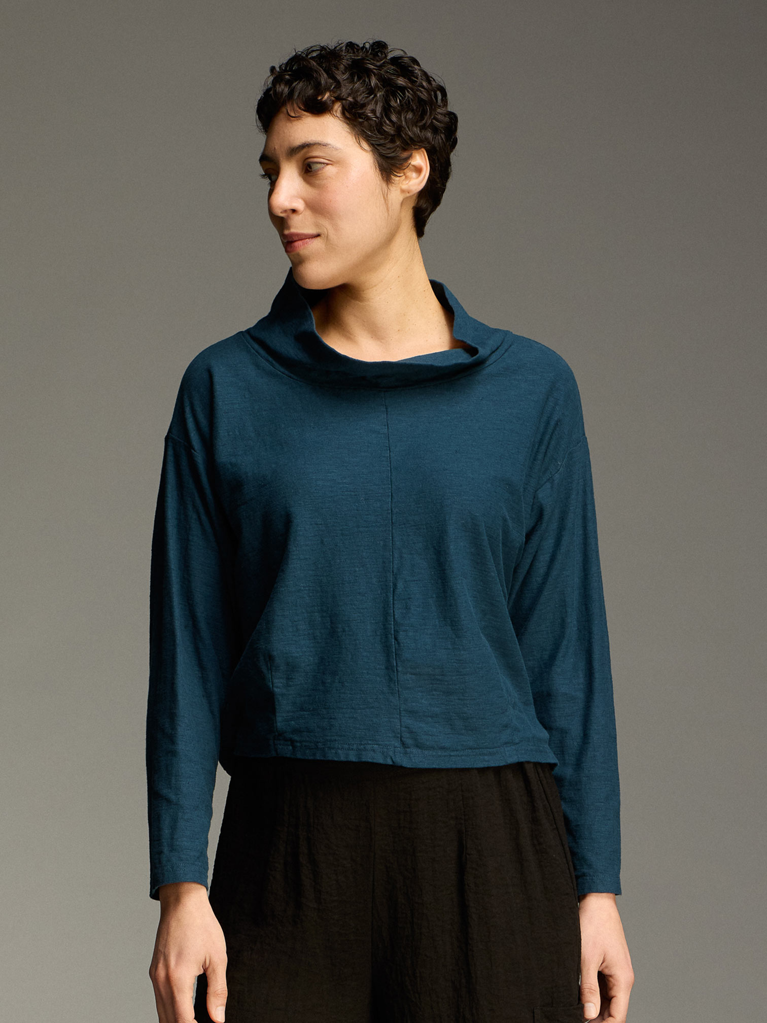L/S Cowl Top