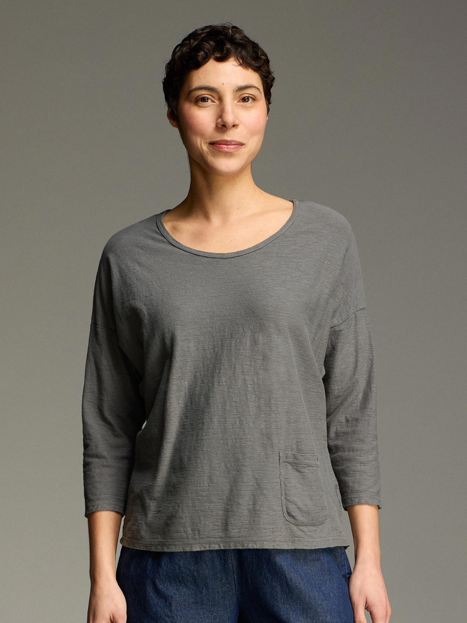Boxy Pkt Tee