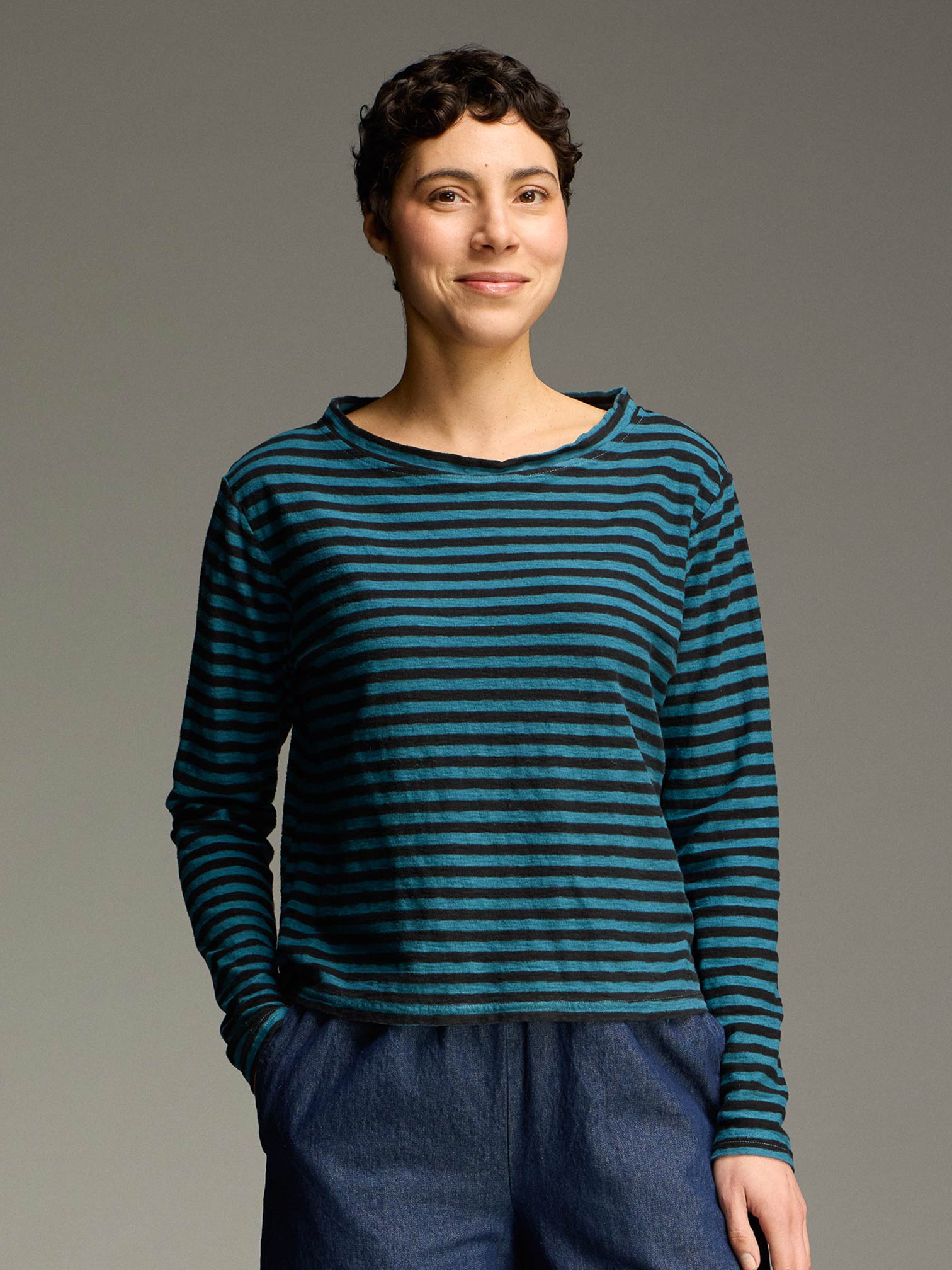 Boxy Mockneck Top