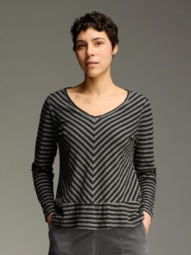 L/S Border Top