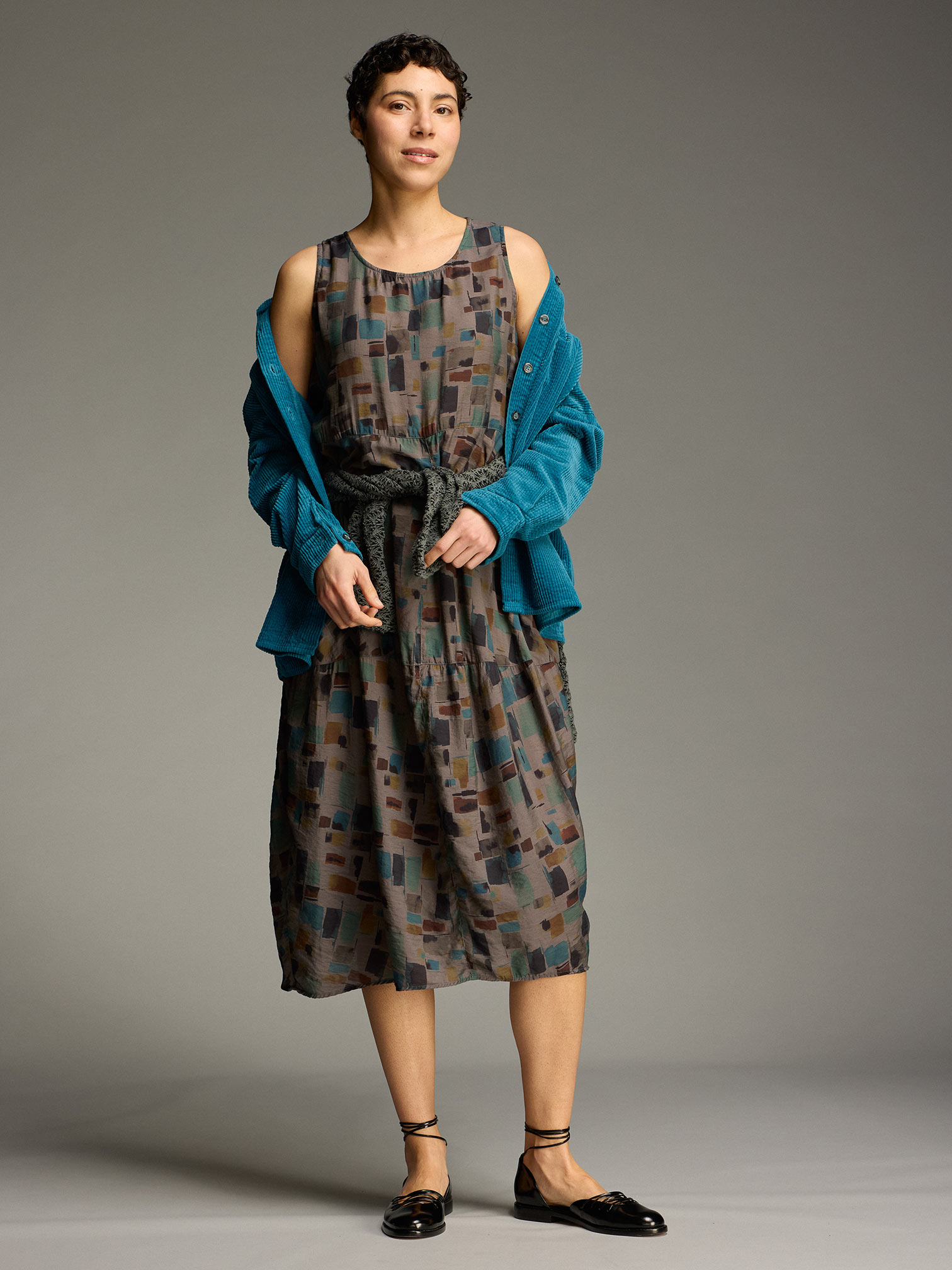Seamed Bubble Dress
