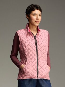 Zip Front Quilted Vest