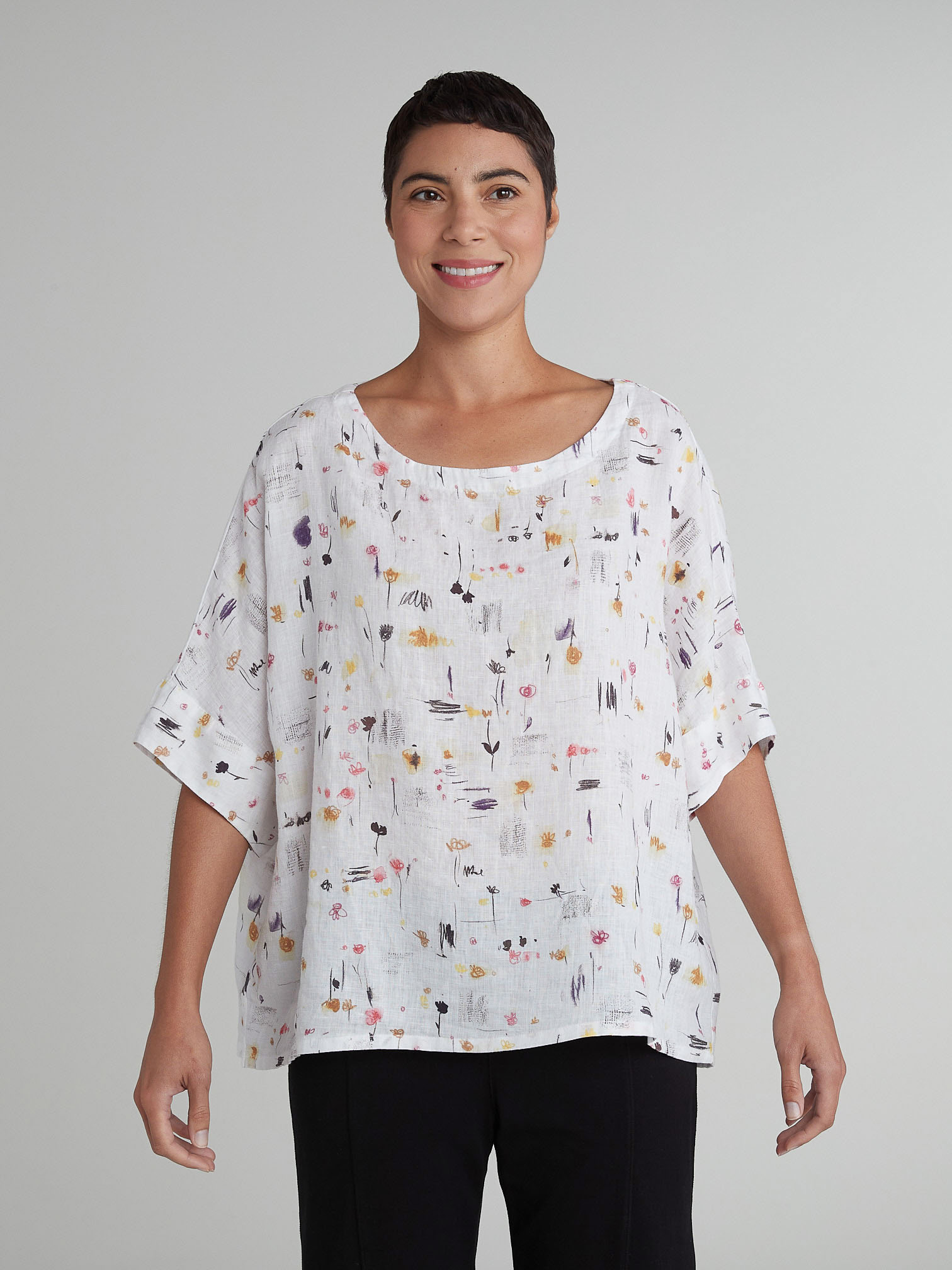 Osize Scoop Neck Top