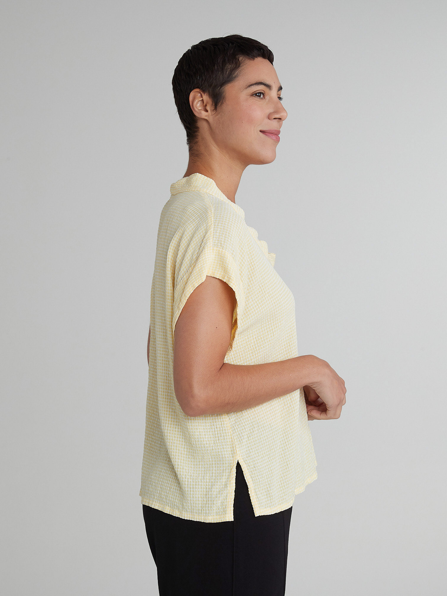 S/S Cowl Top