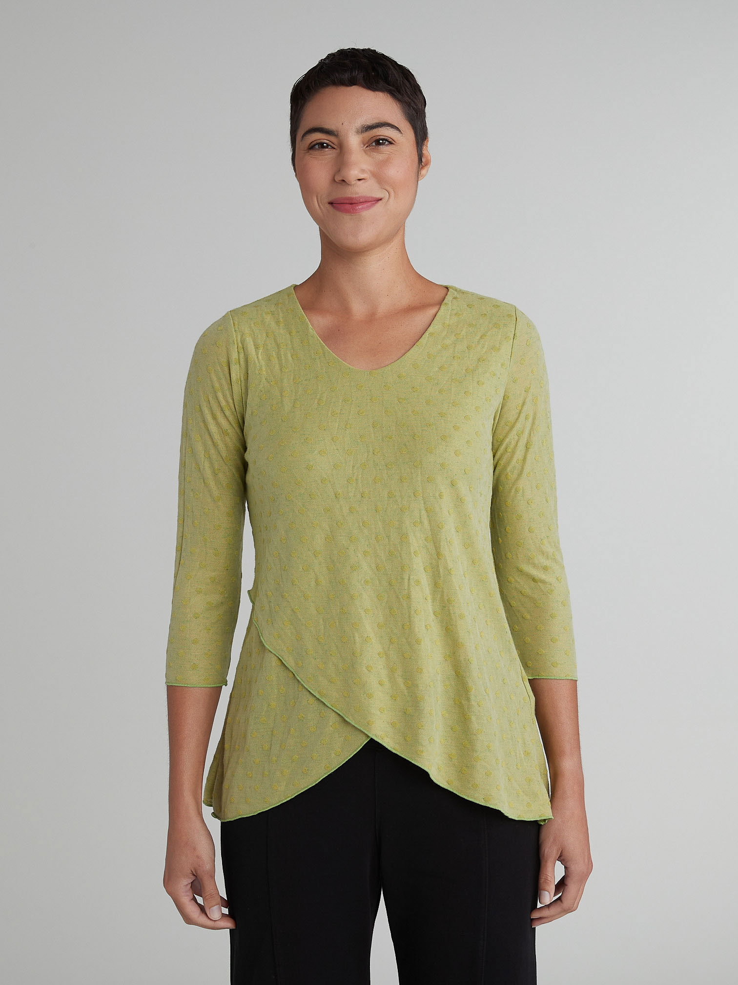 Double Layer V-Neck