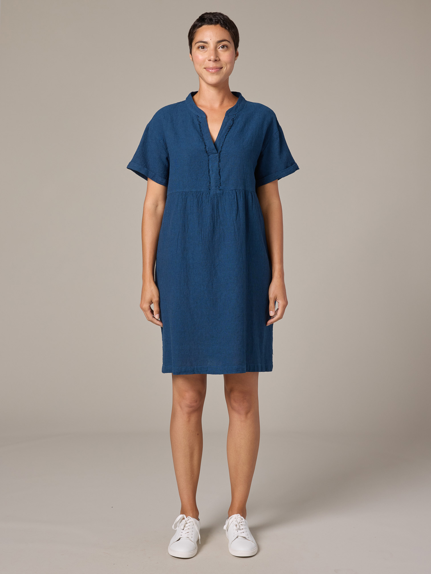 Relaxed Cap Slv Dress