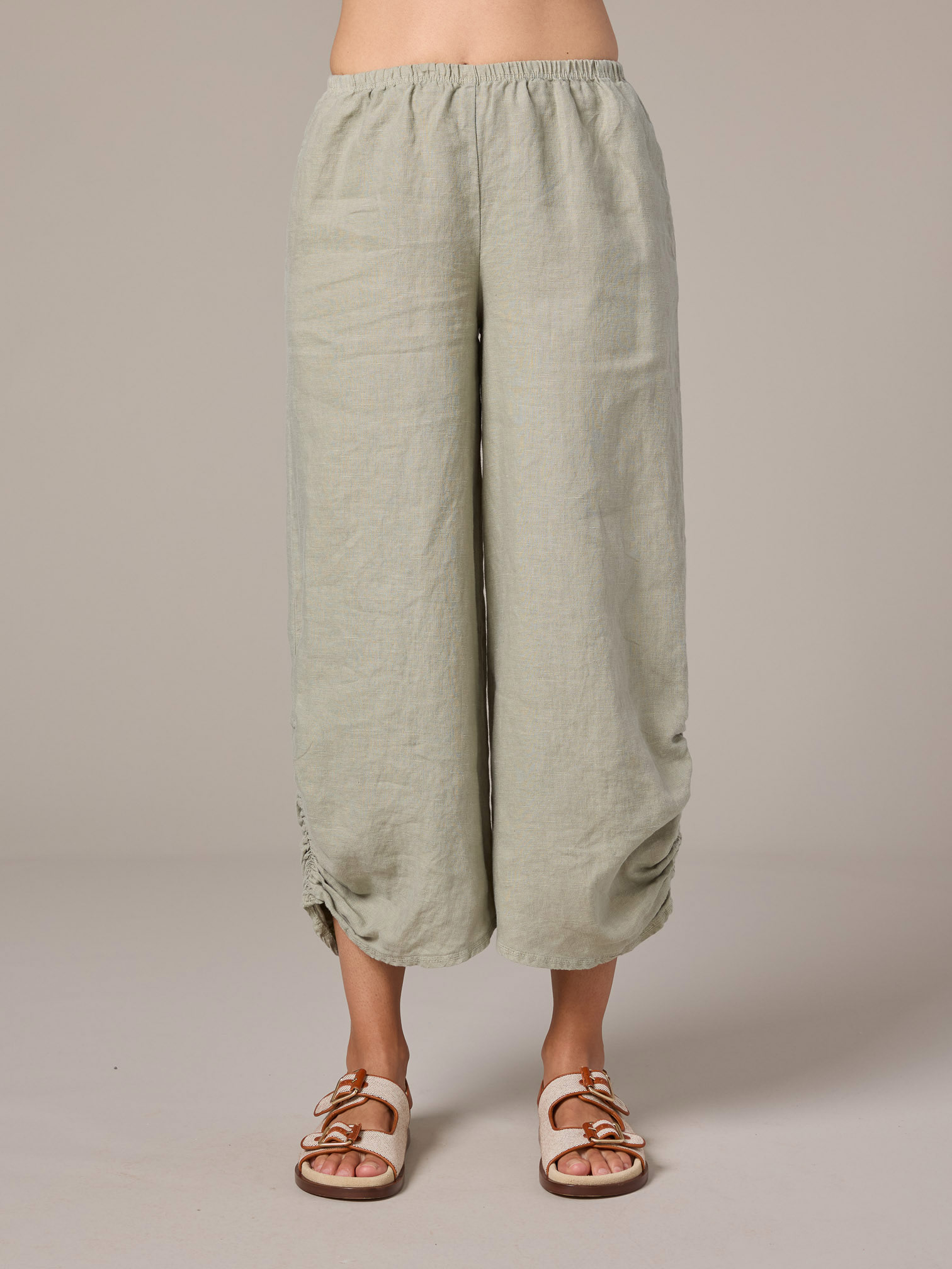 Ruched Pant w/Pkts